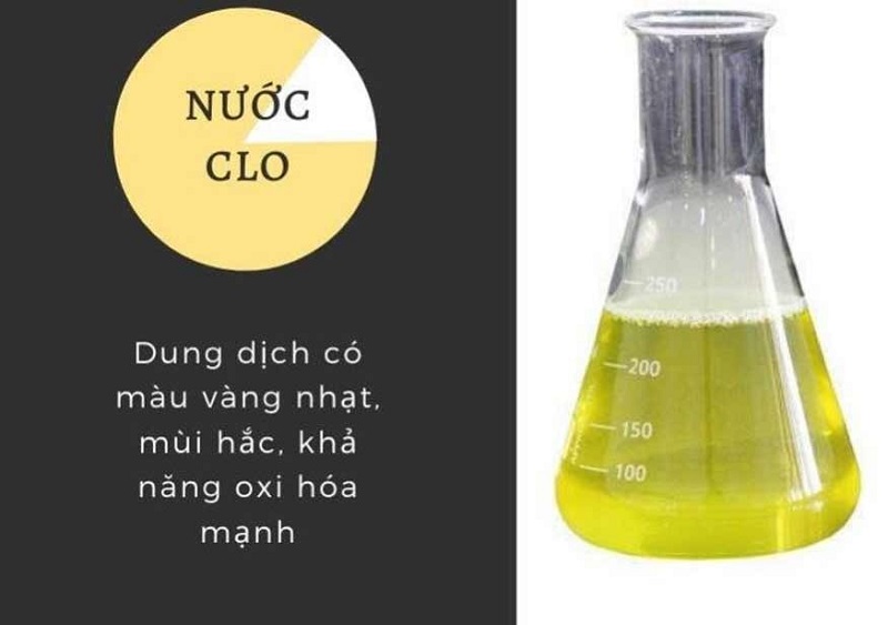 Tính chất vật lý của nước chlorine